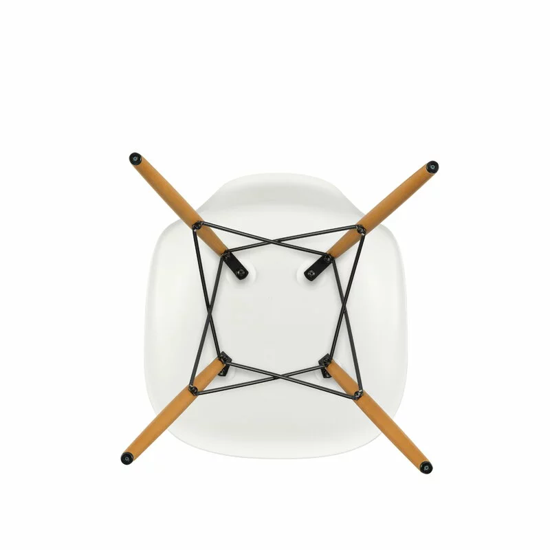 Vitra Sedia Eames DSW, Bianco - Acero 4 Vitra Sedia Eames DSW, Bianco - Acero - immagine 4