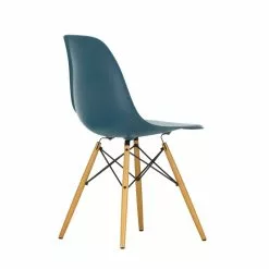 Vitra Sedia Eames DSW, Sea Blue - Acero -Sedie negozio 2779206 Eames Plastic Side Chair DSW 83 sea blue 02 golden maple right master role