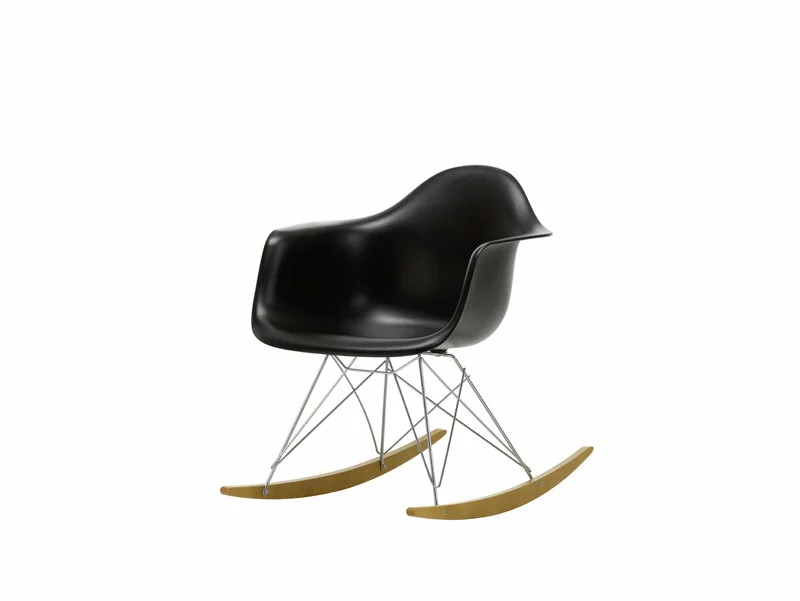 Vitra Sedia A Dondolo Eames RAR, Deep Black - Cromo - Acero 3 Vitra Sedia A Dondolo Eames RAR, Deep Black - Cromo - Acero - immagine 3