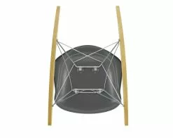 Vitra Sedia A Dondolo Eames RAR, Granite Grey - Cromo - Acero 6 Vitra Sedia A Dondolo Eames RAR, Granite Grey - Cromo - Acero -Sedie negozio 2817189 Eames Plastic Armchair RAR 56 granite grey 01 chrome 02 golden maple bottom master