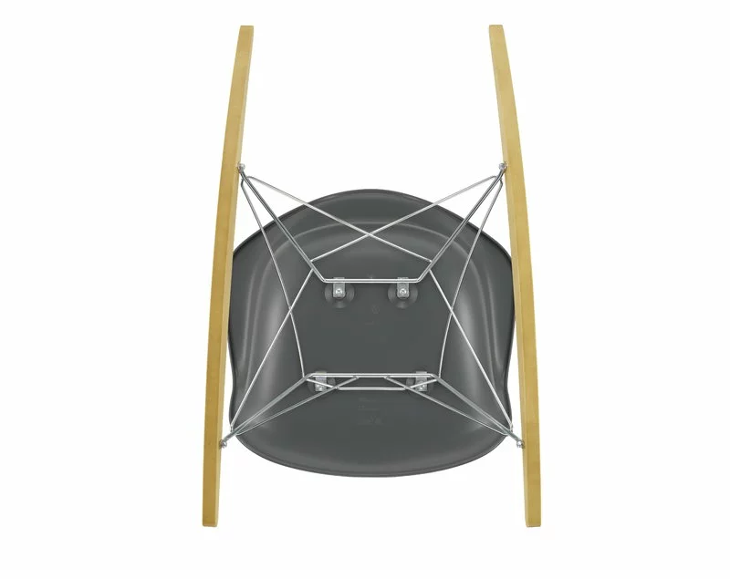 Vitra Sedia A Dondolo Eames RAR, Granite Grey - Cromo - Acero 3 Vitra Sedia A Dondolo Eames RAR, Granite Grey - Cromo - Acero - immagine 3