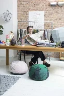 Vitra Poggiapiedi Bovist, Rosso Chiaro -Sedie negozio 2839378 Hella Jongerius master