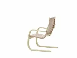 Artek Poltrona Aalto 406, Betulla - Fettuccia Naturale/rossa -Sedie negozio 2869208 Armchair 406 natural2C naturalred webbing F master