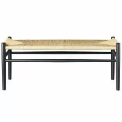 FDB Møbler Panca J83B, Nero - Naturale