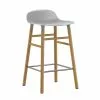 Normann Copenhagen Sgabello Da Bar Form, 65 Cm, Grigio - Rovere