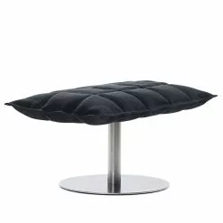 Woodnotes Poggiapiedi K, Largo, Con Base, Nero