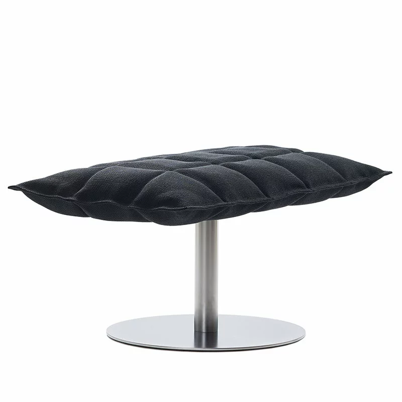 Woodnotes Poggiapiedi K, Largo, Con Base, Nero 1 Woodnotes Poggiapiedi K, Largo, Con Base, Nero