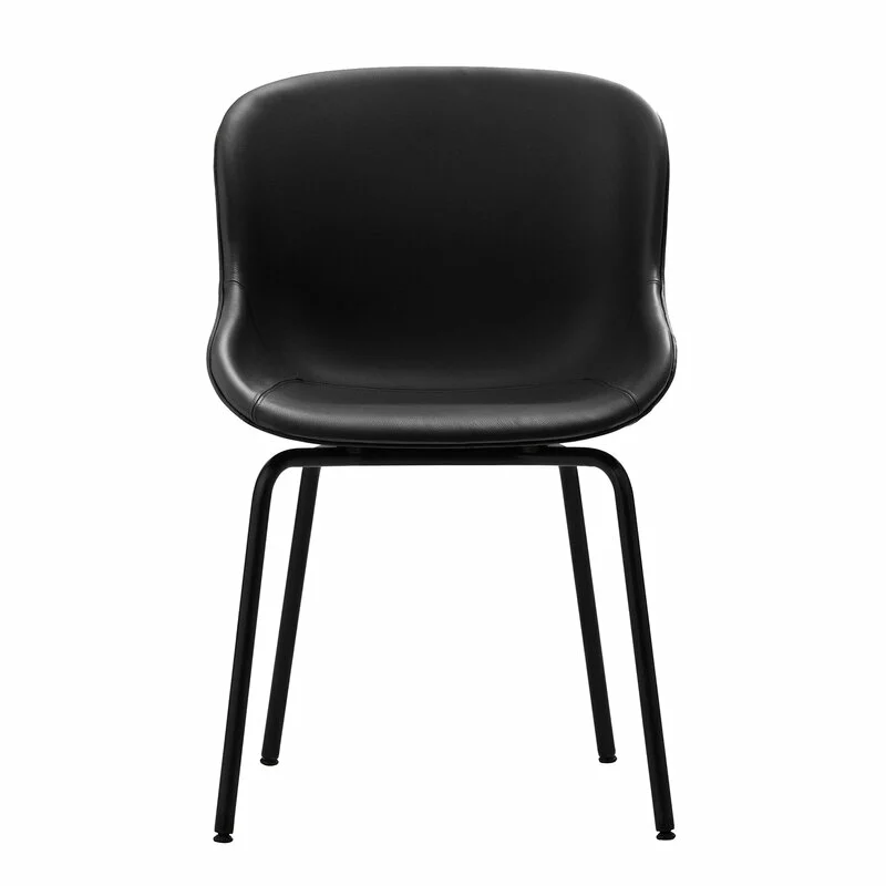 Normann Copenhagen Sedia Hyg, Acciaio Nero - Pelle Ultra Nera 1 Normann Copenhagen Sedia Hyg, Acciaio Nero - Pelle Ultra Nera