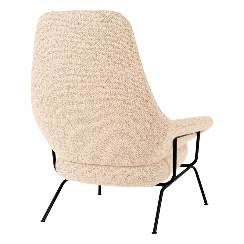 Hem Poltrona Hai, Bouclé Bianco Naturale 5 Hem Poltrona Hai, Bouclé Bianco Naturale - immagine 5