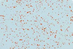 Hem Sgabello Last, Celeste - Schizzi Arancioni -Sedie negozio 30565 Last Stool Light Blue Orange Red Splatter 05