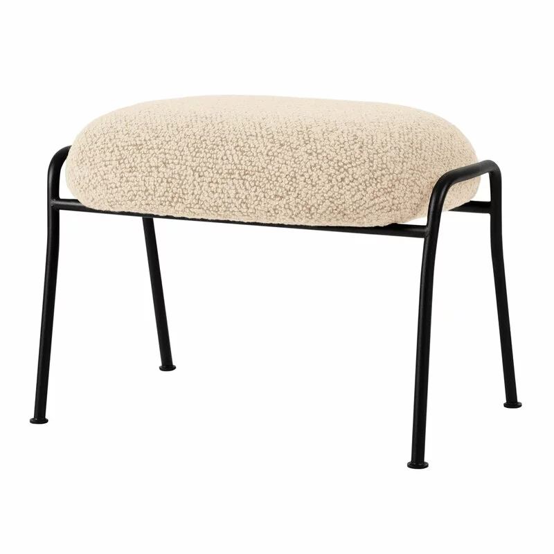 Hem Ottomana Hai, Bouclé Bianco Naturale 1 Hem Ottomana Hai, Bouclé Bianco Naturale