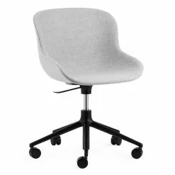 Normann Copenhagen Sedia Hyg Con 5 Ruote, Girevole, Nero - Synergy 16