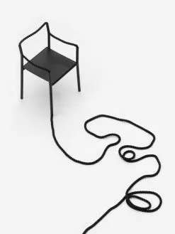 Artek Sedia Rope, Nera -Sedie negozio 3328290 Rope Chair 15 master