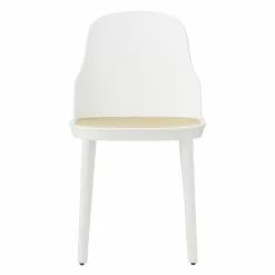 Normann Copenhagen Sedia Allez, Bianco - Vimini Stampato