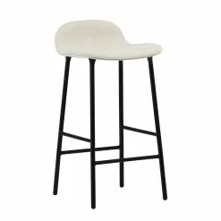 Normann Copenhagen Sgabello Da Bar Form, 65 Cm, Acciaio Nero - Main Line Flax 20
