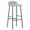 Normann Copenhagen Sgabello Da Bar Form, 75 Cm, Acciaio Nero - Synergy 16