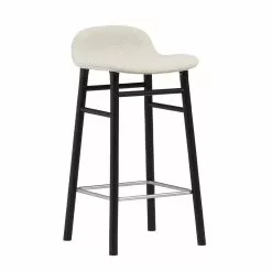 Normann Copenhagen Sgabello Da Bar Form, 65 Cm, Rovere Nero - Main Line Flax 20