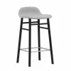 Normann Copenhagen Sgabello Da Bar Form, 65 Cm, Rovere Nero - Synergy 16
