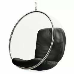 Eero Aarnio Originals Sedia Bubble Chair, Nera