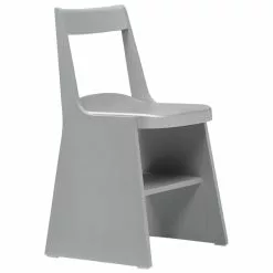 Mattiazzi Sedia MC19 Fronda, Grigio - Argento