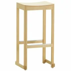 Artek Sgabello Da Bar Atelier, 75 Cm, Frassino Laccato