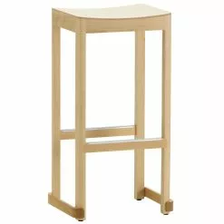 Artek Sgabello Da Bar Atelier, 75 Cm, Faggio Laccato