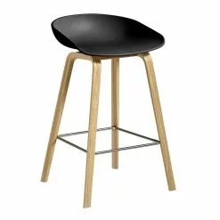 Hay About A Stool AAS32 Eco, 65 Cm, Rovere Laccato - Nero