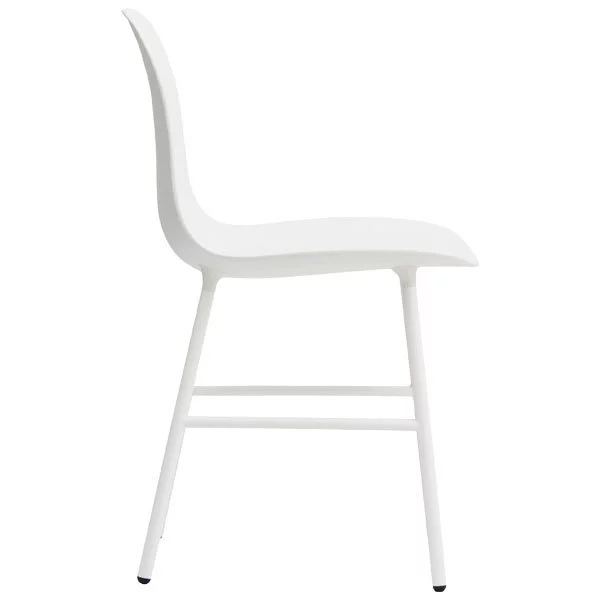 Normann Copenhagen Sedia Form, Acciaio Bianco - Bianco 3 Normann Copenhagen Sedia Form, Acciaio Bianco - Bianco - immagine 3