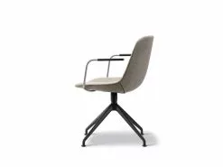 Fredericia Sedia Eyes, Girevole, Nero - Grigio -Sedie negozio 418Fredericia