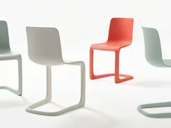 Vitra Sedia EVO-C, Avorio -Sedie negozio 4245316 EVO C soft mint 48 master