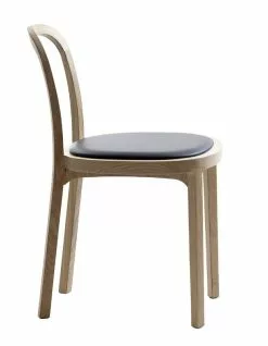 Woodnotes Sedia Siro+, Rovere - Pelle Nera 6 Woodnotes Sedia Siro+, Rovere - Pelle Nera -Sedie negozio 4410 Siro2B Chair leather upholstered seat 1