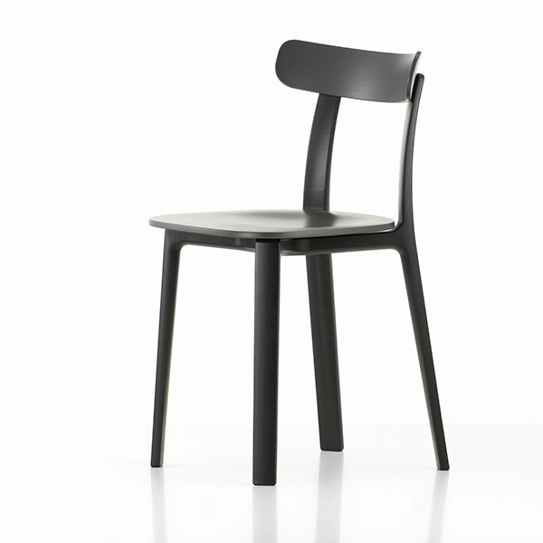 Vitra Sedia All Plastic Chair, Grigio Grafite 2 Vitra Sedia All Plastic Chair, Grigio Grafite - immagine 2