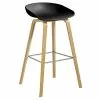 Hay About A Stool AAS32, 75 Cm, Rovere Laccato - Nero
