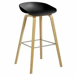 Hay About A Stool AAS32, 75 Cm, Rovere Laccato - Nero