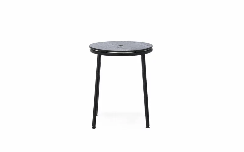 Normann Copenhagen Sgabello Circa, Acciaio Nero - Rovere Nero 3 Normann Copenhagen Sgabello Circa, Acciaio Nero - Rovere Nero - immagine 3