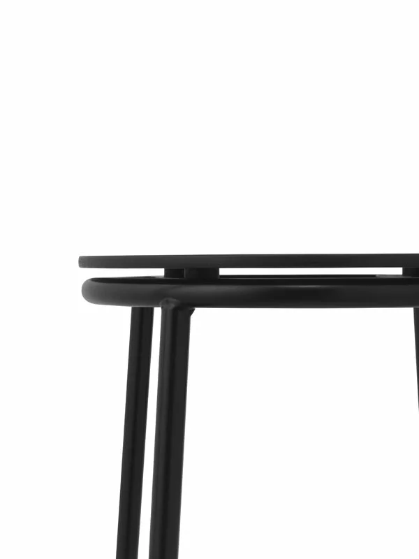 Normann Copenhagen Sgabello Circa, Acciaio Nero - Rovere Nero 4 Normann Copenhagen Sgabello Circa, Acciaio Nero - Rovere Nero - immagine 4