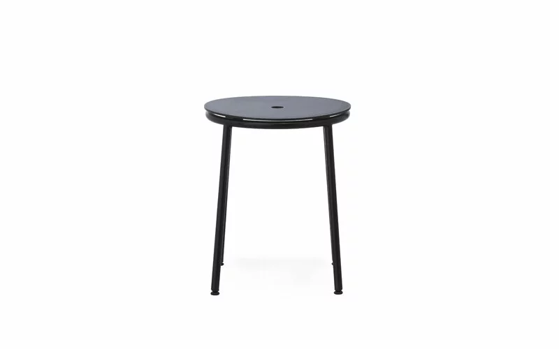 Normann Copenhagen Sgabello Circa, Acciaio Nero - Alluminio Nero 2 Normann Copenhagen Sgabello Circa, Acciaio Nero - Alluminio Nero - immagine 2