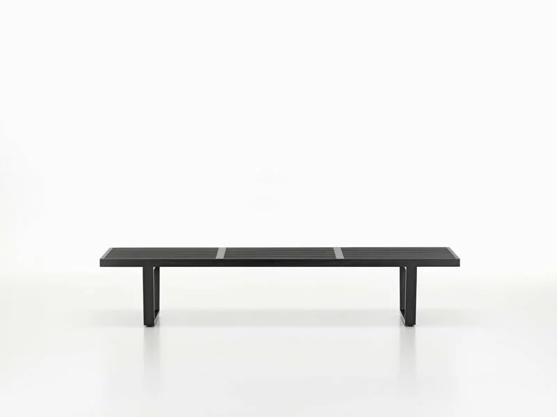 Vitra Panca Nelson, Lunga, Frassino Nero 2 Vitra Panca Nelson, Lunga, Frassino Nero - immagine 2