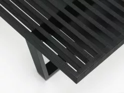 Vitra Panca Nelson, Corta, Frassino Nero -Sedie negozio 5080238 Nelson Bench black master