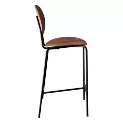Sibast Sgabello Da Bar Piet Hein 65 Cm, Nero - Noce Laccato 6 Sibast Sgabello Da Bar Piet Hein 65 Cm, Nero - Noce Laccato -Sedie negozio 5230400 001 Piet Hein Stol Bar 65 Walnut Side