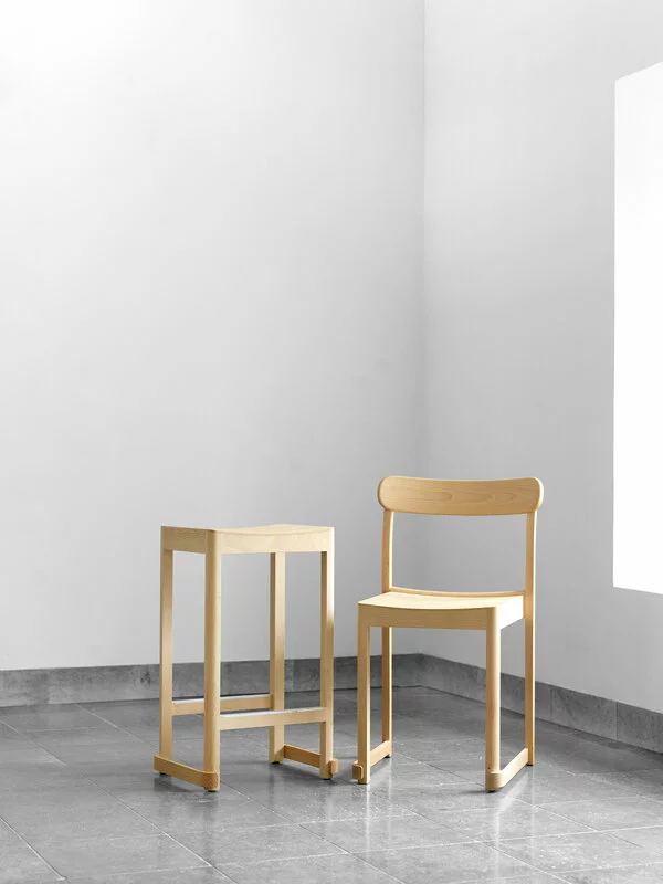 Artek Sgabello Da Bar Atelier, 65 Cm, Verde 2 Artek Sgabello Da Bar Atelier, 65 Cm, Verde - immagine 2