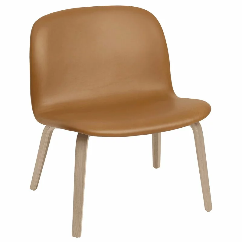 Muuto Poltrona Visu, Rovere - Pelle Cognac 1 Muuto Poltrona Visu, Rovere - Pelle Cognac