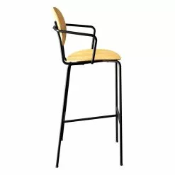Sibast Sgabello Da Bar Piet Hein 65 Cm Con Braccioli, Nero - Rovere Oli 7 Sibast Sgabello Da Bar Piet Hein 65 Cm Con Braccioli, Nero - Rovere Oli -Sedie negozio 5510400 001 Piet Hein Stol Bar 75 w Arm Oak Oil Side