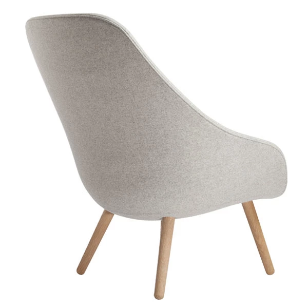 Hay About A Lounge Chair AAL92, Rovere Laccato Chiaro - Divina Melan 2 Hay About A Lounge Chair AAL92, Rovere Laccato Chiaro - Divina Melan - immagine 2