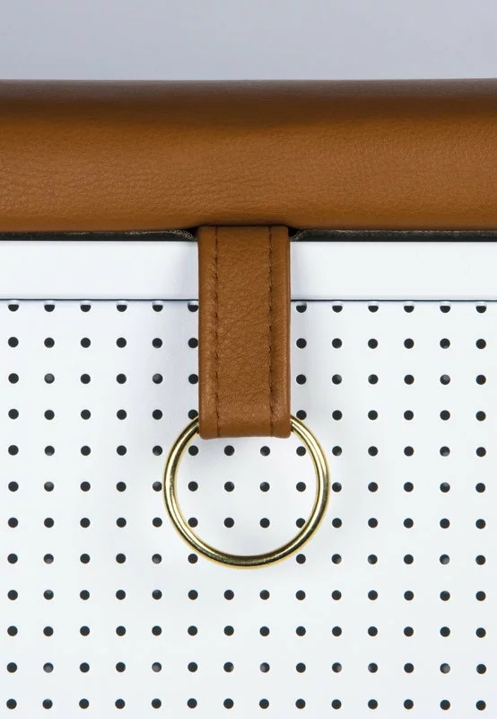 Maze Cassapanca Frank, Bianco - Cognac 4 Maze Cassapanca Frank, Bianco - Cognac - immagine 4