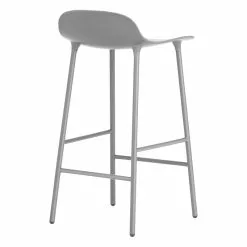 Normann Copenhagen Sgabello Da Bar Form, 65 Cm, Acciaio Grigio - Grigio 9 Normann Copenhagen Sgabello Da Bar Form, 65 Cm, Acciaio Grigio - Grigio -Sedie negozio 602775 Form Barstool 65cm Steel Grey 4 EE
