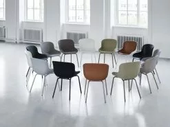 Normann Copenhagen Sedia Hyg, Acciaio Nero - Pelle Ultra Nera 7 Normann Copenhagen Sedia Hyg, Acciaio Nero - Pelle Ultra Nera -Sedie negozio 603 Normann Copenhagen Hyg Chair Steel Group 01 1