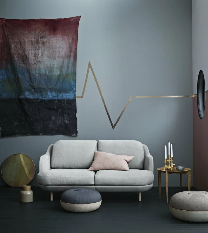 Fritz Hansen CM Pouf, Grande, Grigio 3 Fritz Hansen CM Pouf, Grande, Grigio - immagine 3