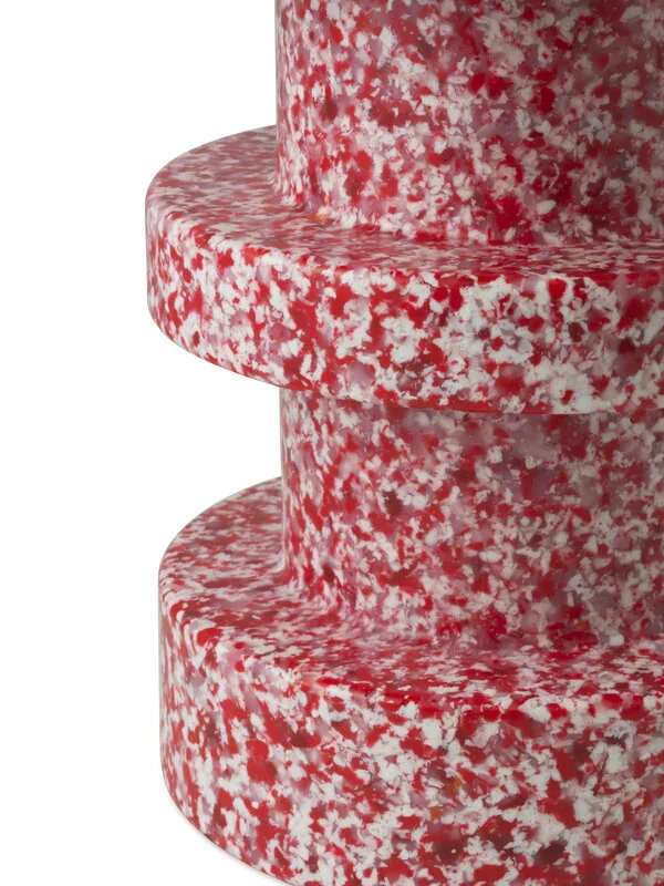 Normann Copenhagen Sgabello Bit, Stack, Rosso 2 Normann Copenhagen Sgabello Bit, Stack, Rosso - immagine 2