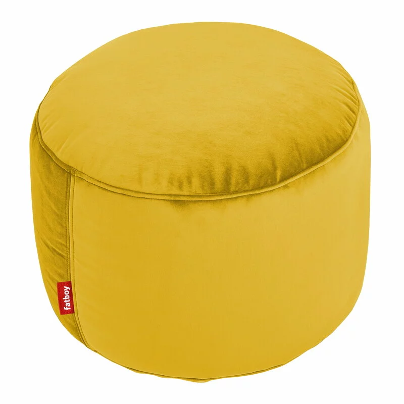 Fatboy Pouf Point Velvet Recycled, Gold Honey 1 Fatboy Pouf Point Velvet Recycled, Gold Honey